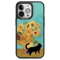 Cat with Van Gogh's Sunflowers