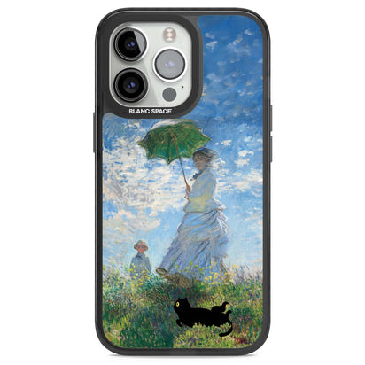 Cat with Monet's Parasol Lady