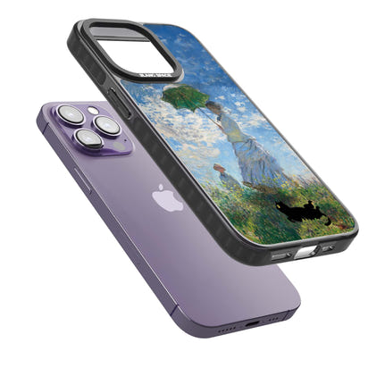 Cat with Monet's Parasol Lady