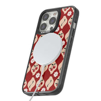 Vintage Cherry Diamond Pattern