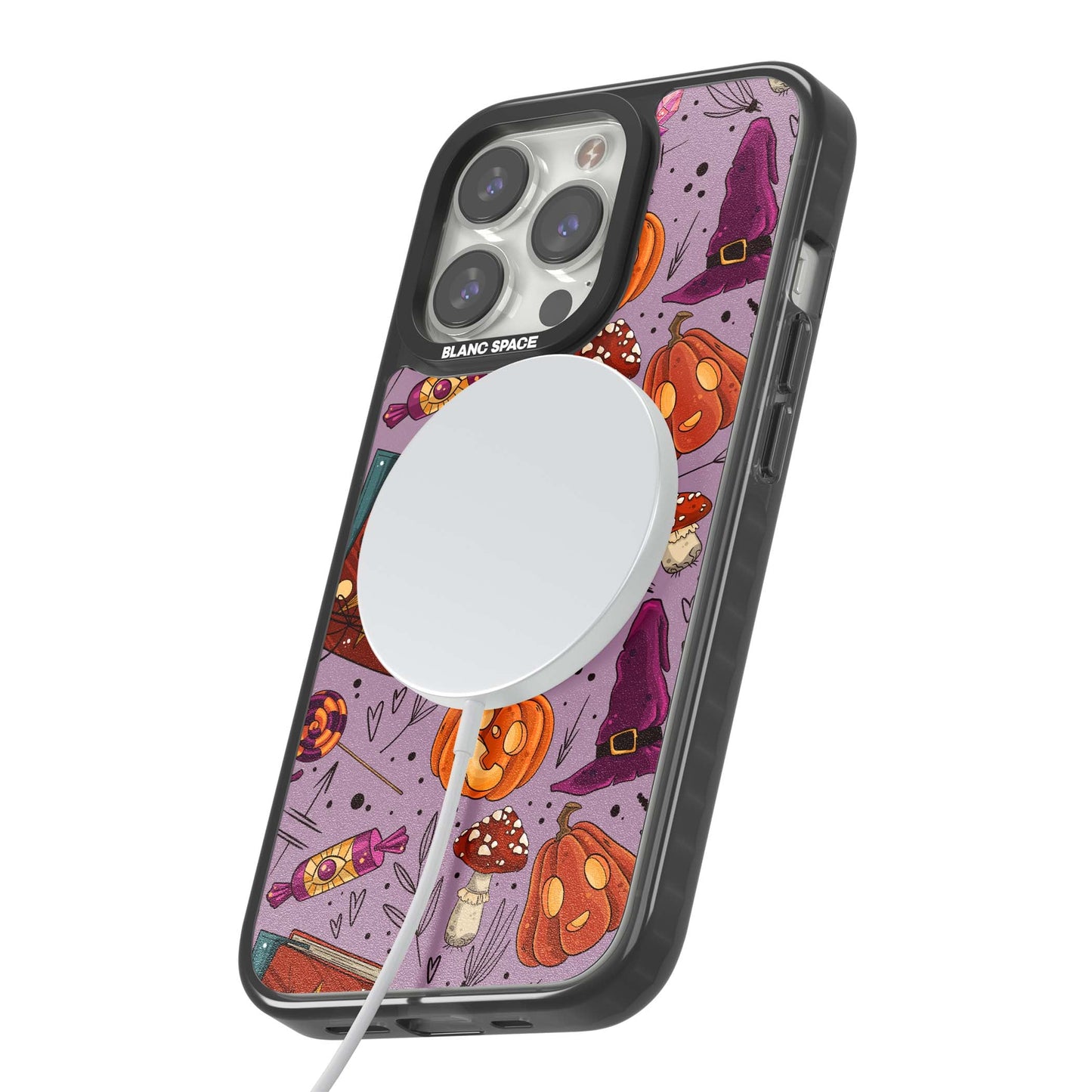 Witchy Cartoon Halloween Pattern