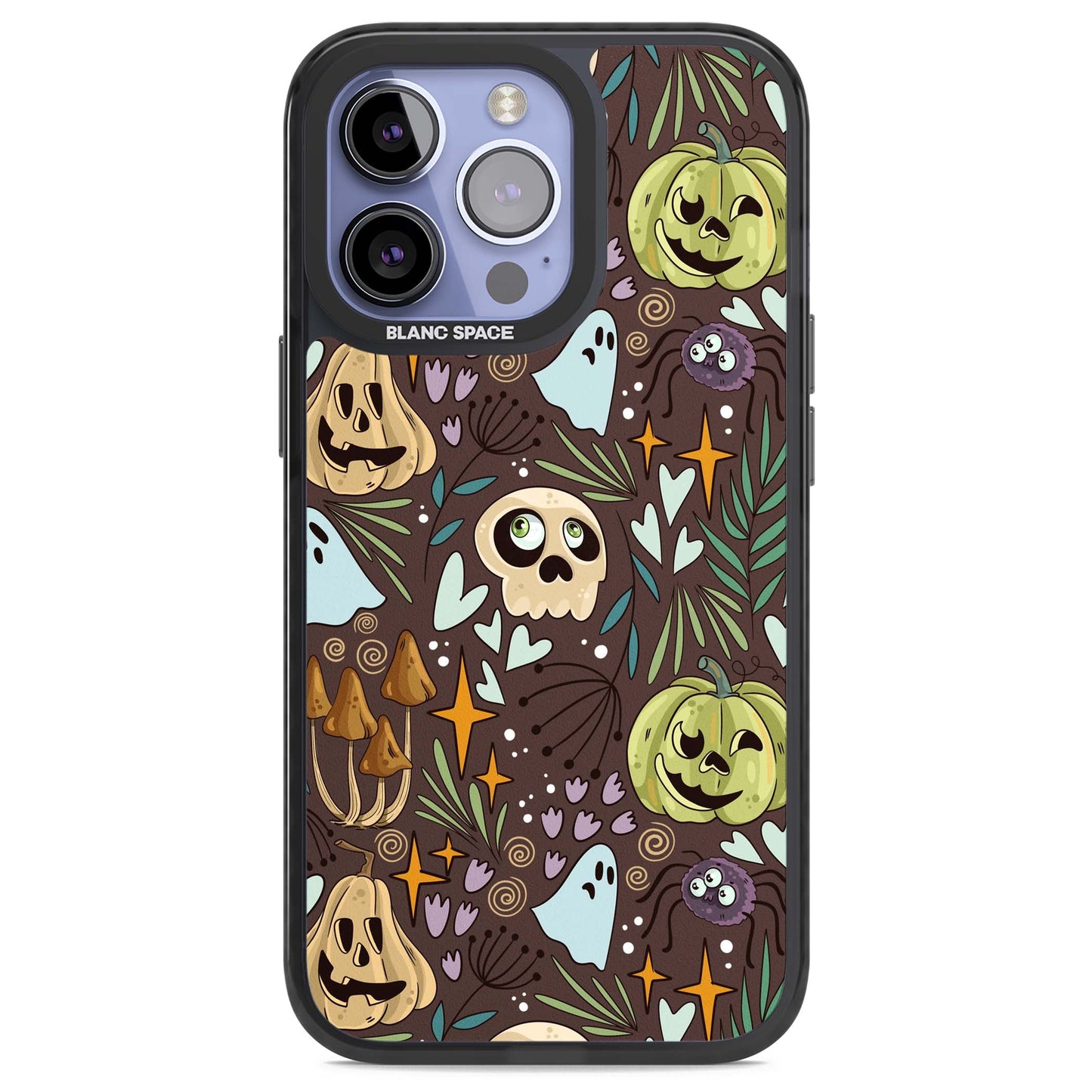 Goblincore Cartoon Halloween Pattern