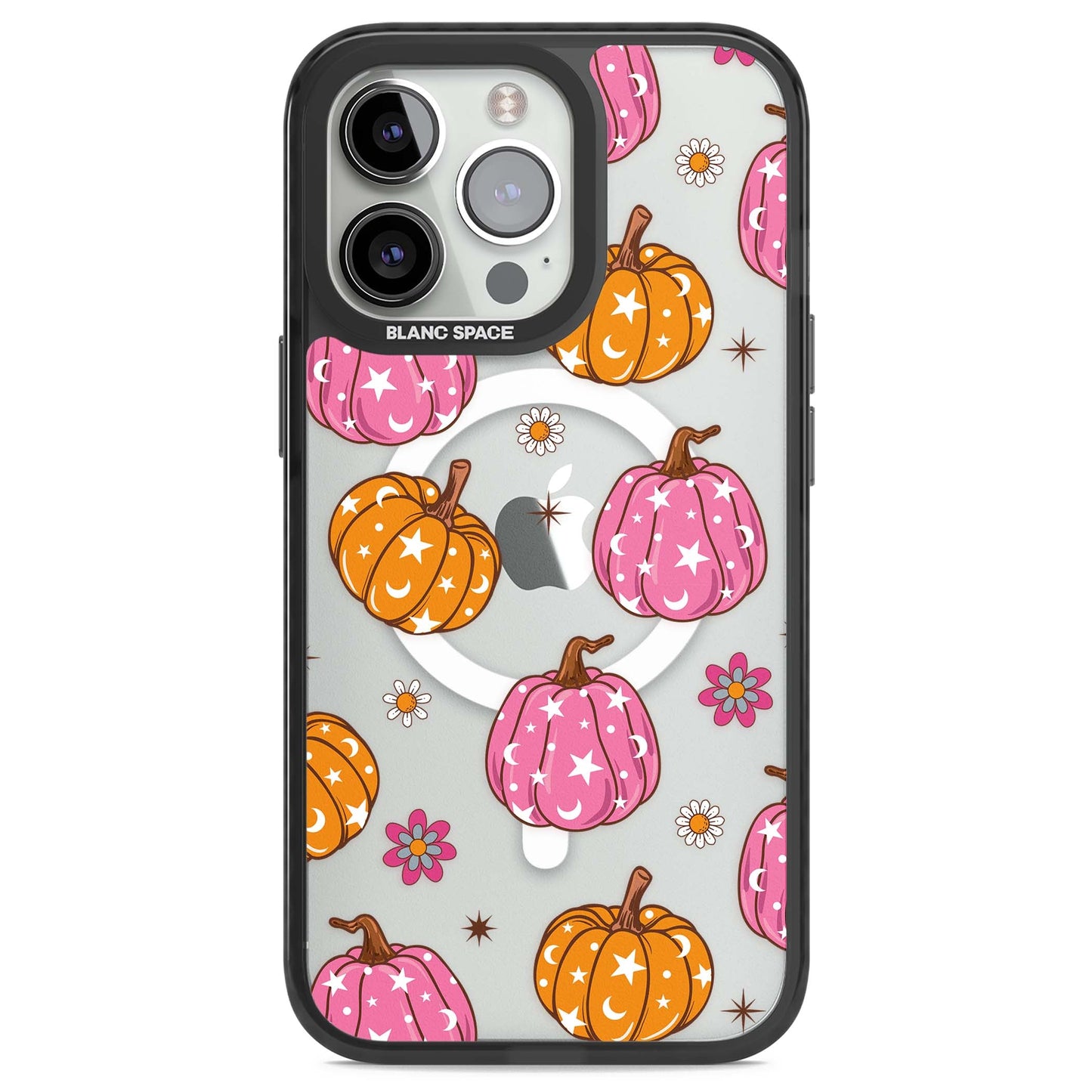 Motif de citrouilles Fleurs et Étoiles