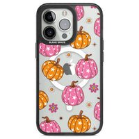 Motif de citrouilles Fleurs et Étoiles