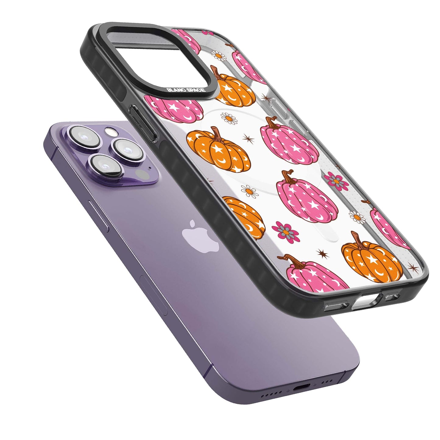 Motif de citrouilles Fleurs et Étoiles