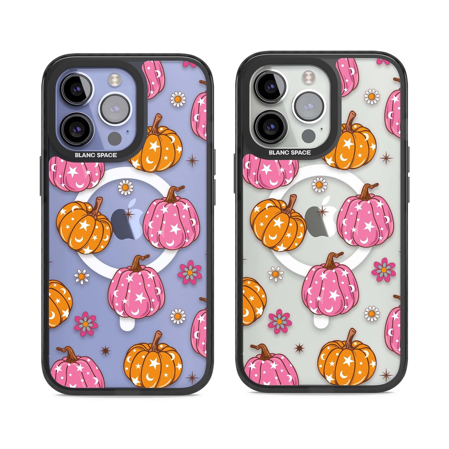 Motif de citrouilles Fleurs et Étoiles