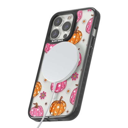 Motif de citrouilles Fleurs et Étoiles