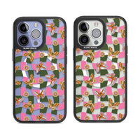 Wavy Butterfly Checked Pattern