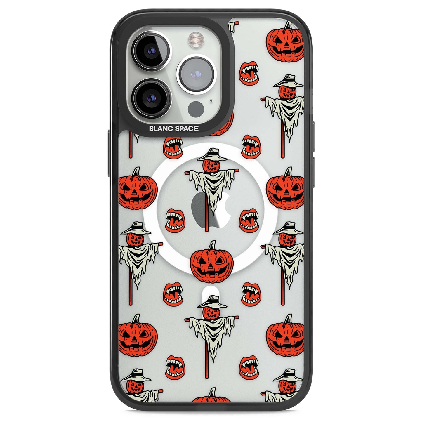 Retro Red Pumpkins & Scarecrows