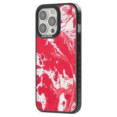 Red & White Marbled