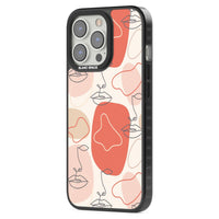 Abstract Face Line Art