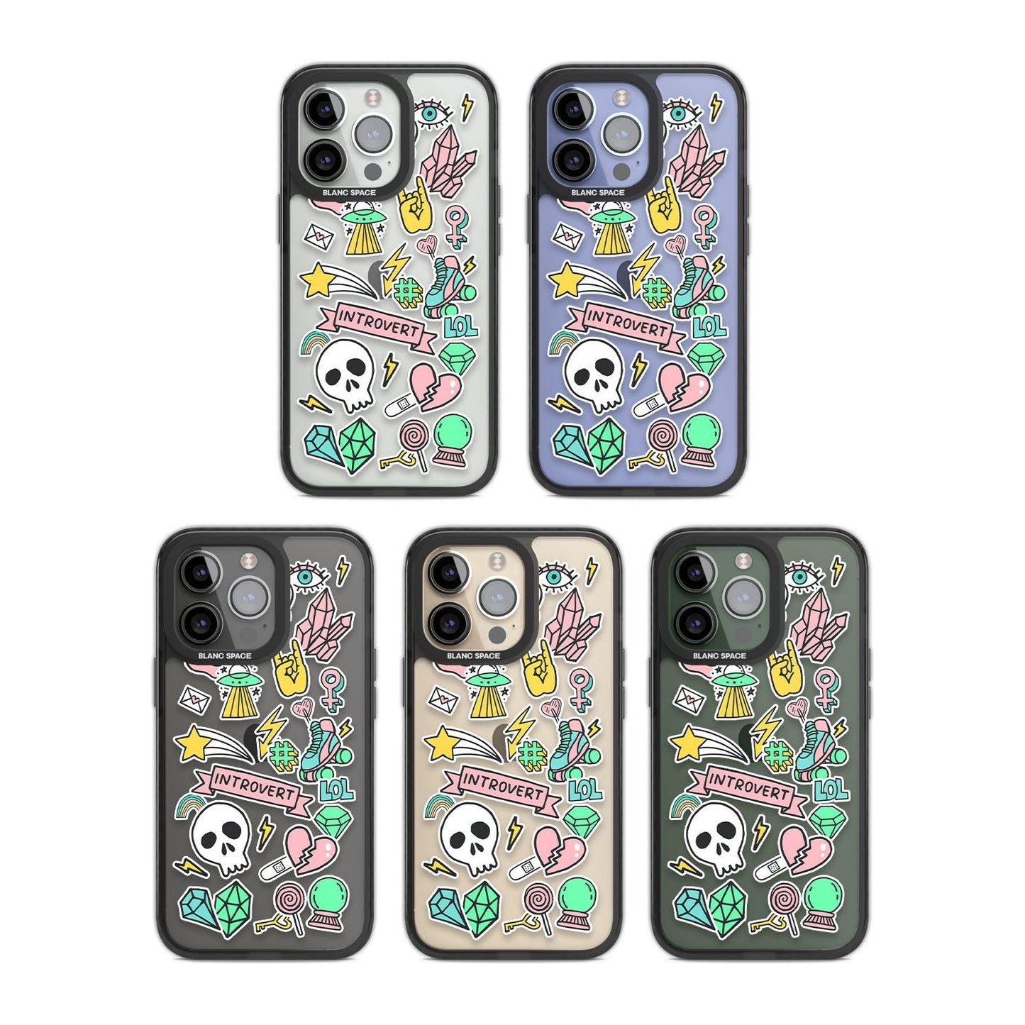 Autocollant introverti