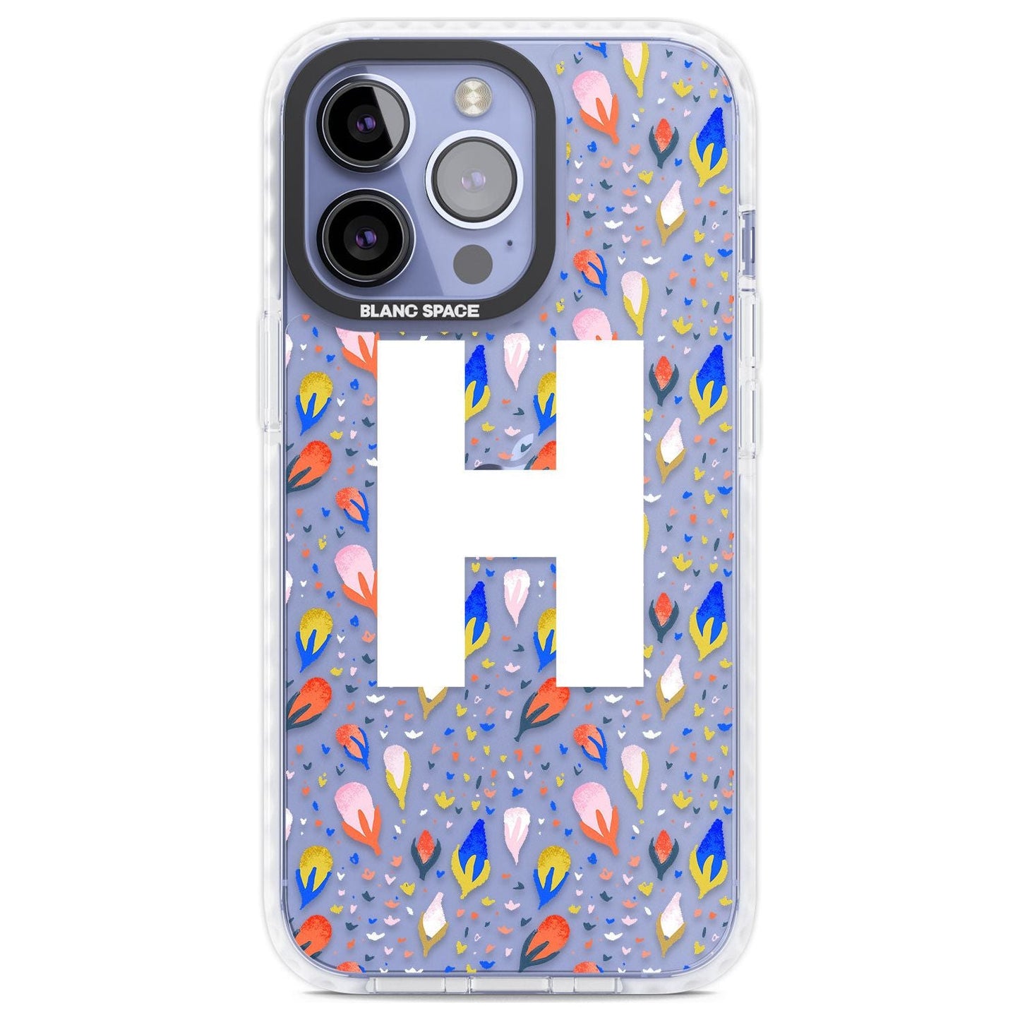 Personalised Abstract Floral Initial