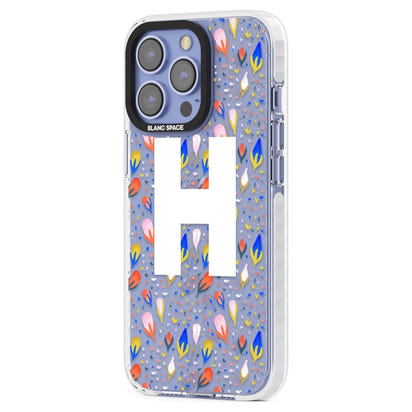 Personalised Abstract Floral Initial