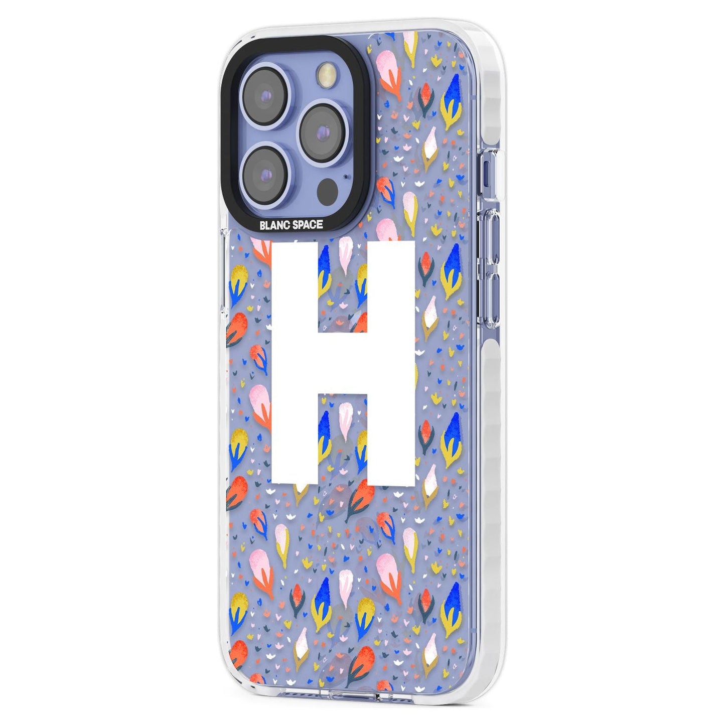 Personalised Abstract Floral Initial