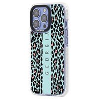 Léopard bleu personnalisé