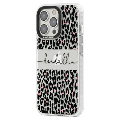 Personalised Cursive Leopard Spots