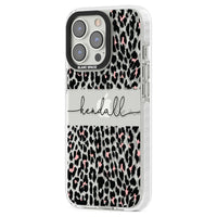 Personalised Cursive Leopard Spots