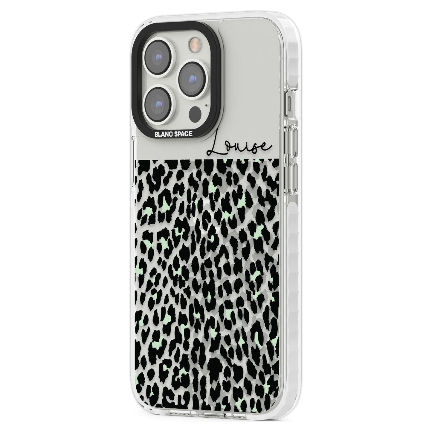 Personalised Seafoam Leopard
