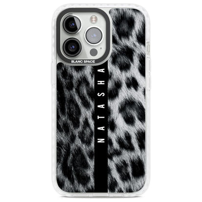 Personalised Snow Leopard Print