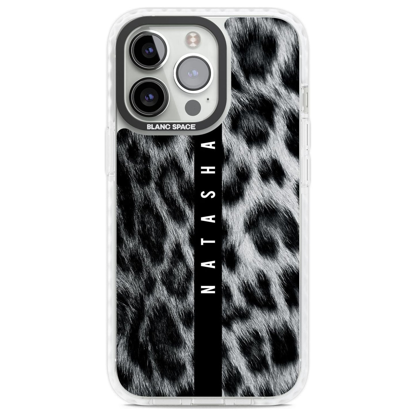 Personalised Snow Leopard Print