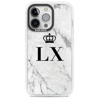 Personalised Initial Crown Marble