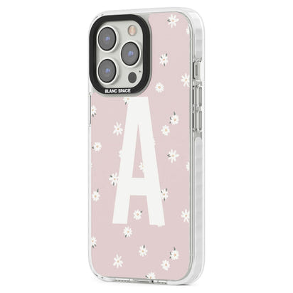 Personalised Pink Daisy Initial