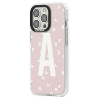 Personalised Pink Daisy Initial