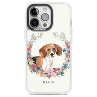 Personalised Beagle Floral Portrait