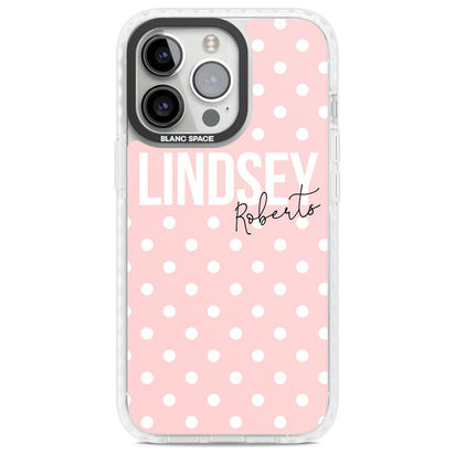 Personalised Pink Polka