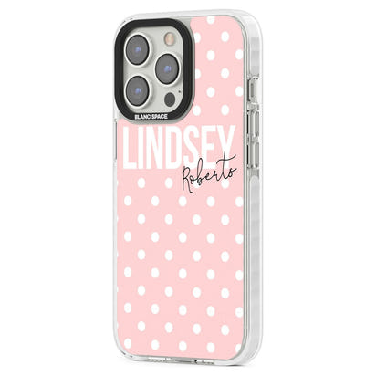 Personalised Pink Polka