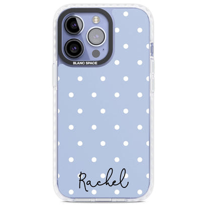 Personalised Simple Light Blue Dots