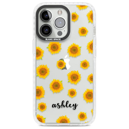 Personalised Sunflowers & Cursive