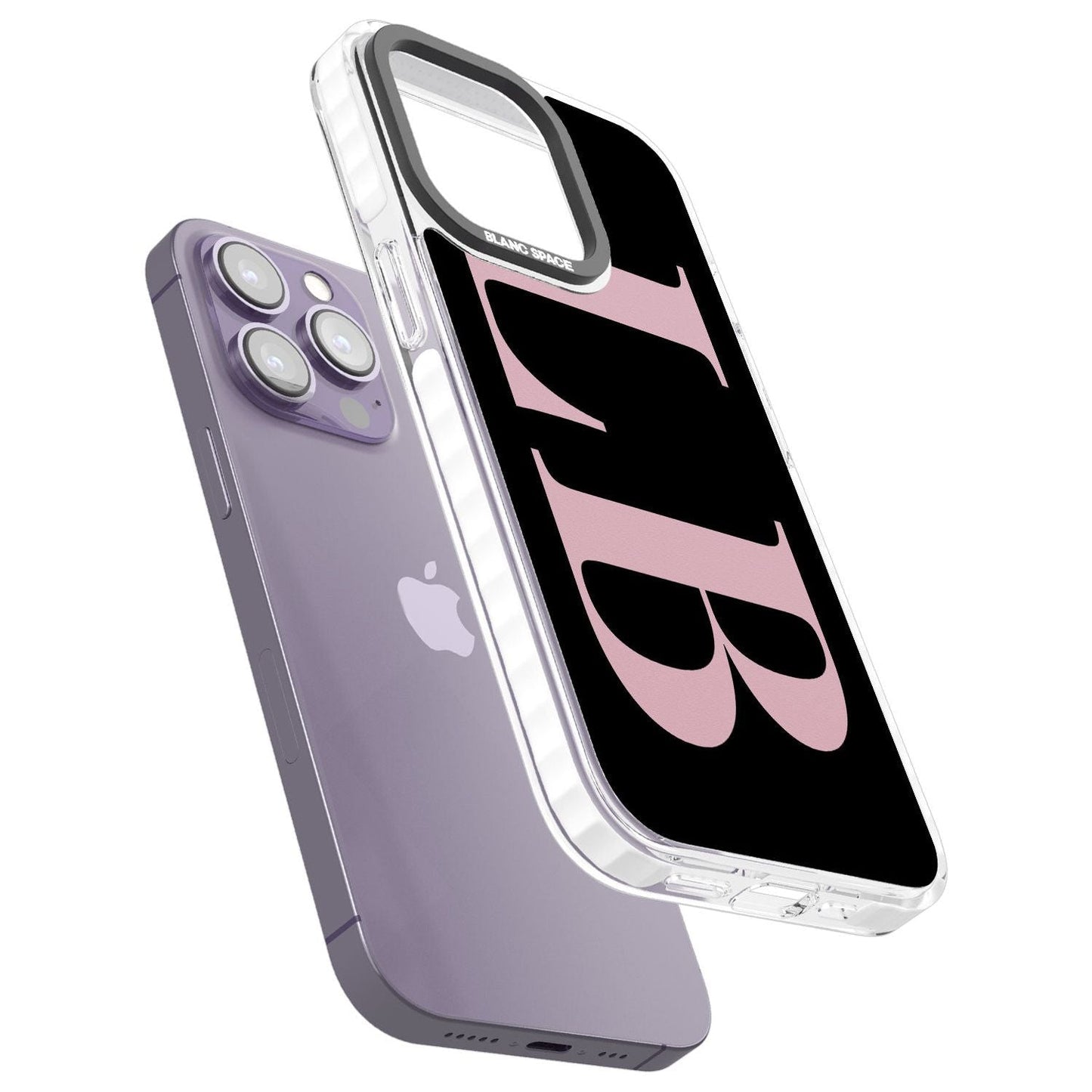 Lettres personnalisées roses et noires vertes