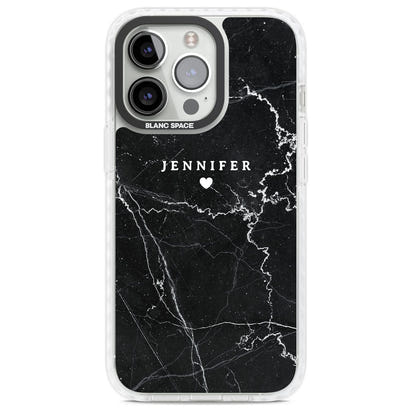Personalised Black Marble