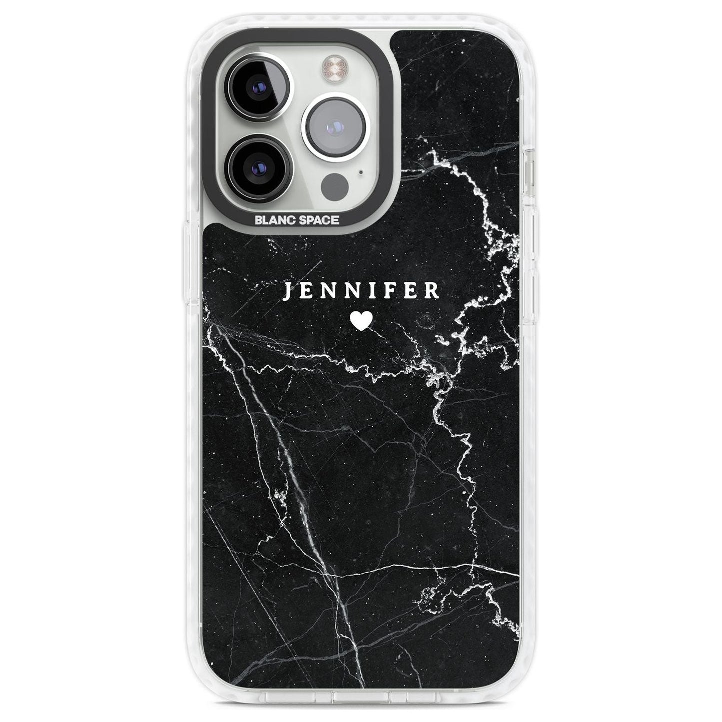 Personalised Black Marble