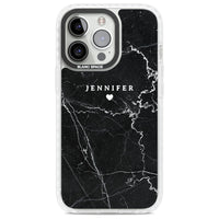 Personalised Black Marble
