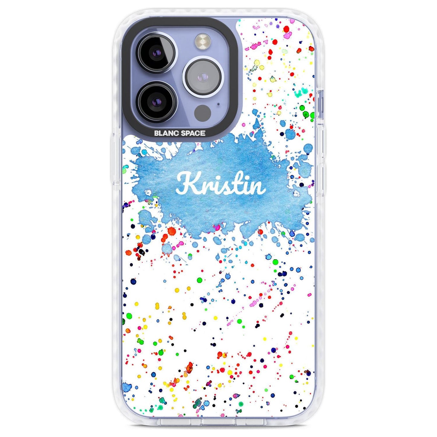 Personalised Rainbow Splatter Name