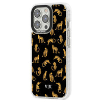 Personalised Gold Cheetah Pattern