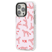 Guépard rouge et rose personnalisé