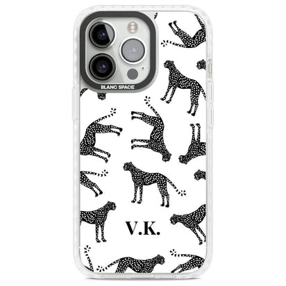 Personalised Black & White Cheetah Pattern