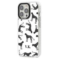 Personalised Black & White Cheetah Pattern