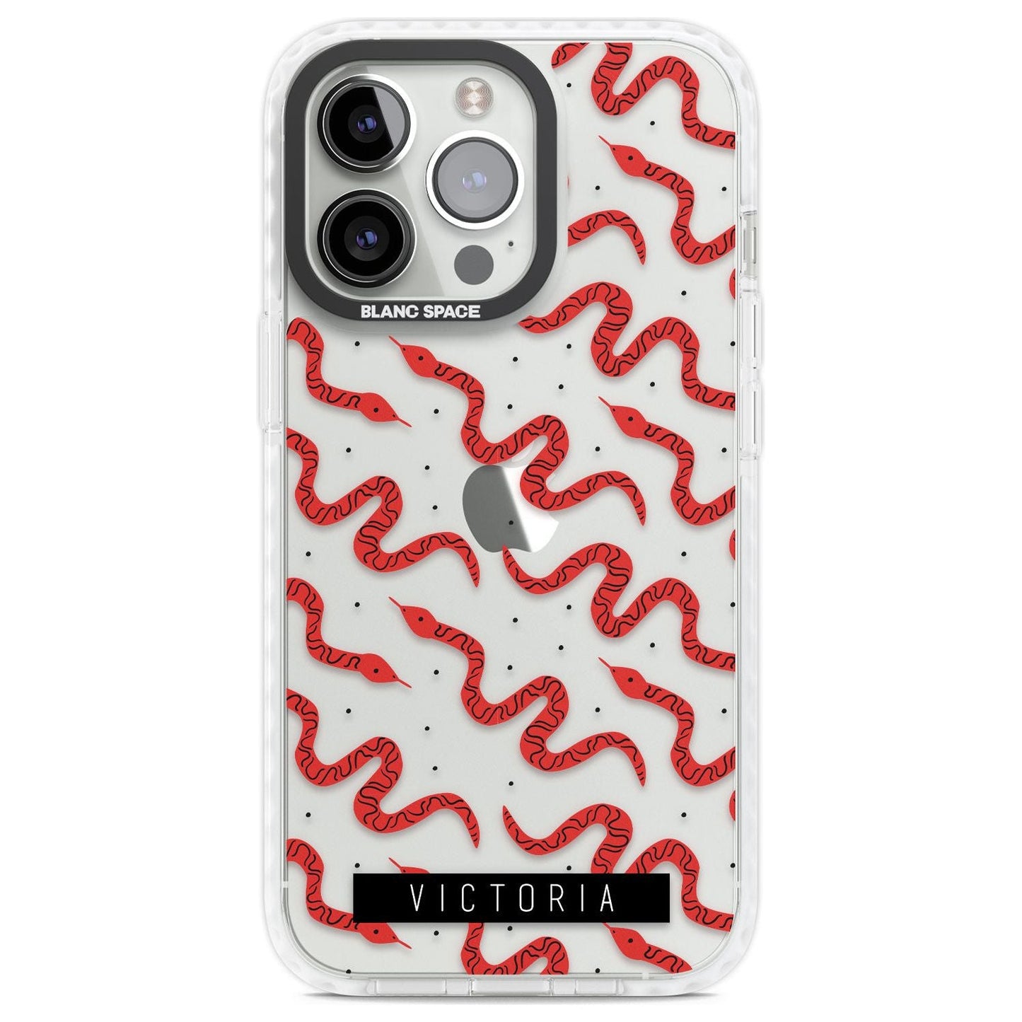Personalised Red Snake Pattern