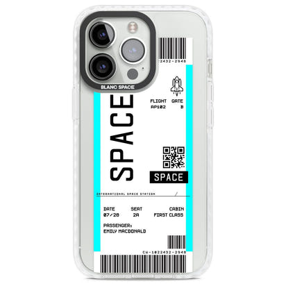 Personalised Space Travel Ticket