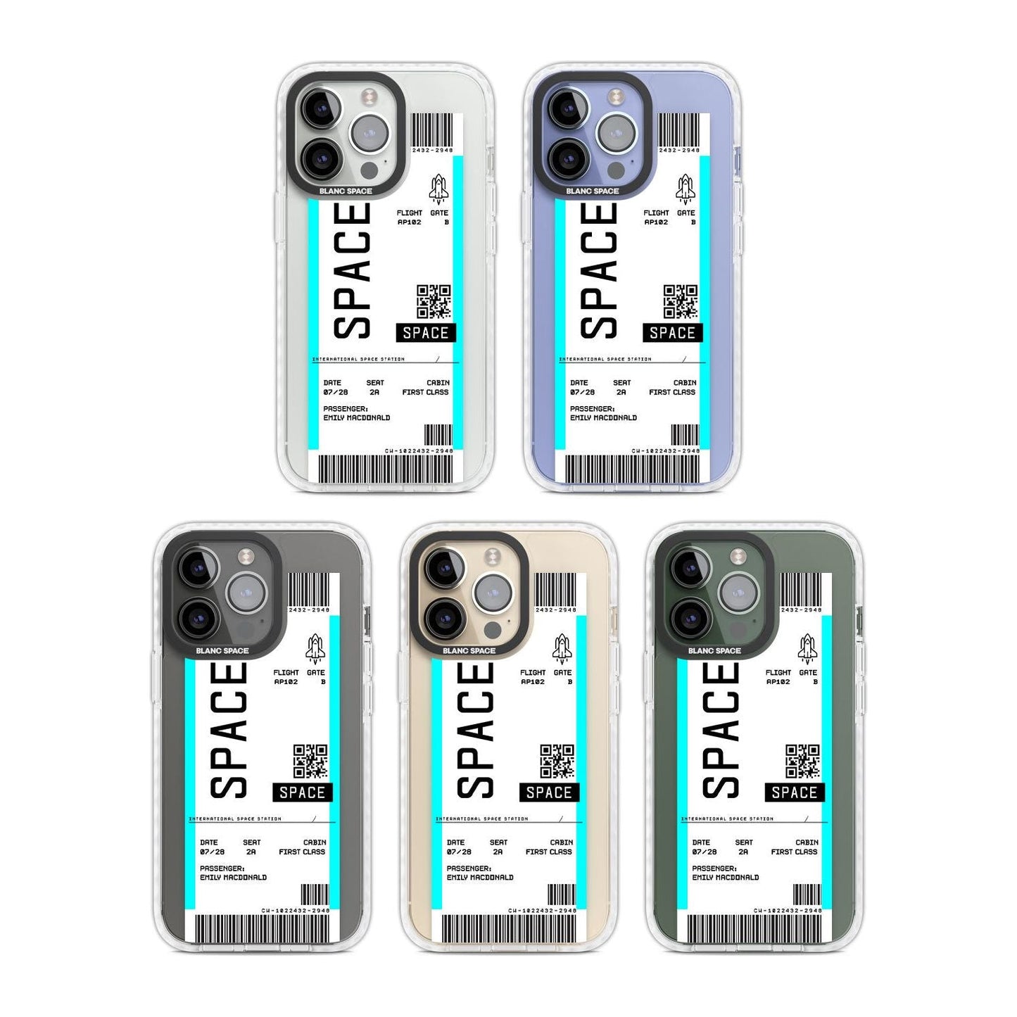 Personalised Space Travel Ticket