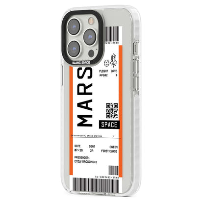 Personalised Mars Travel Ticket