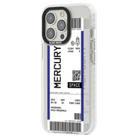Personalised Mercury Travel Ticket