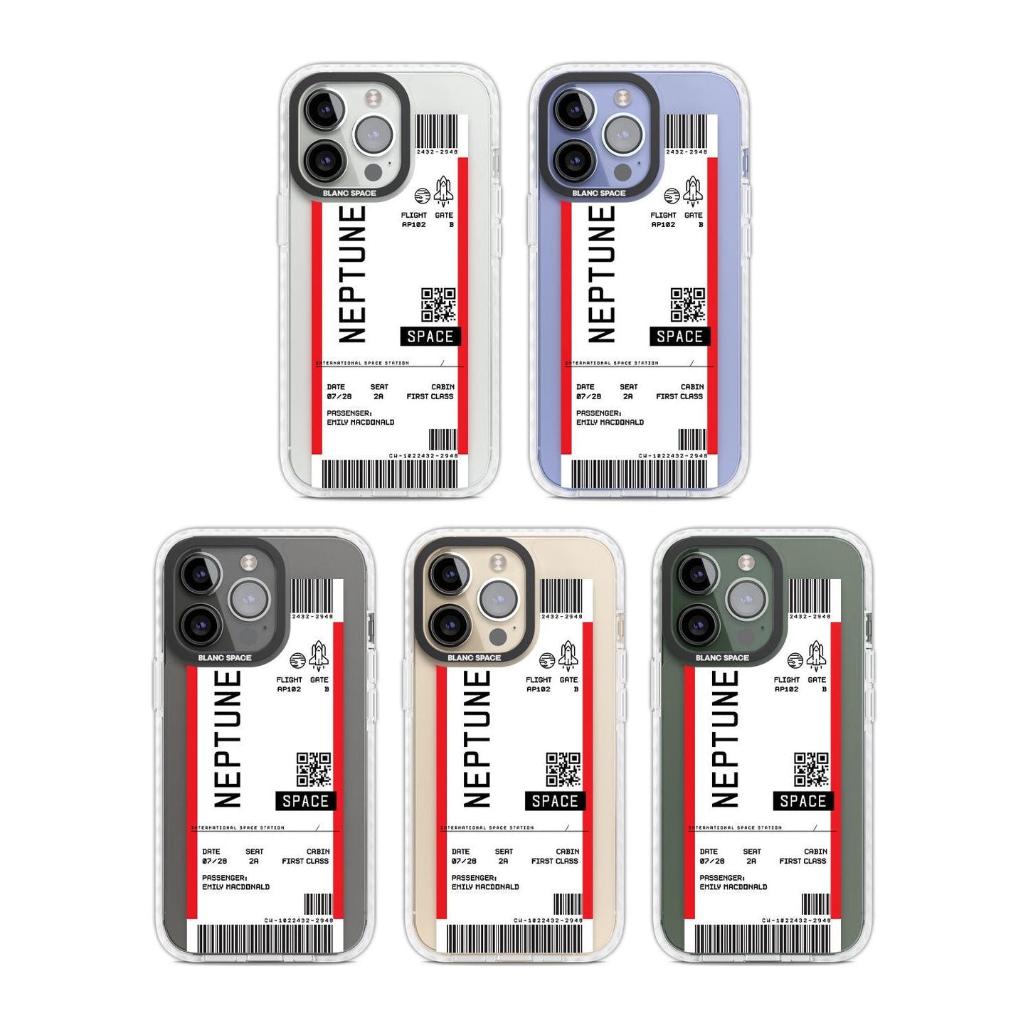 Personalisierte Neptune-Reisekarte