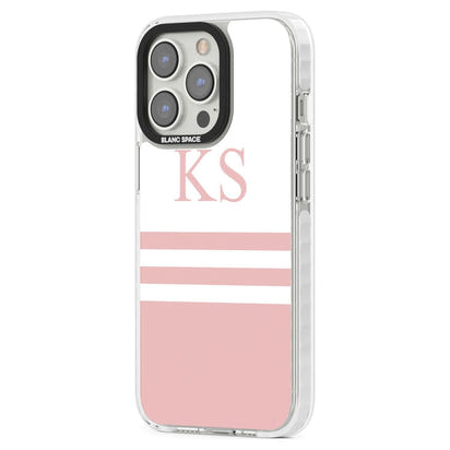 Personalised Pink Stripes & Initials