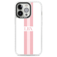 Personalised Minimal Pink Stripe